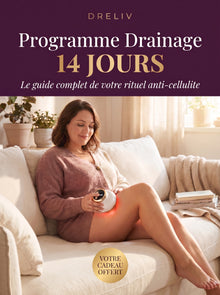 Couverture de l'ebook Programme Drainage 14 Jours — rituel anti-cellulite Dreliv